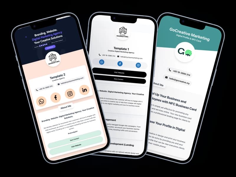 Wide Range of Templates